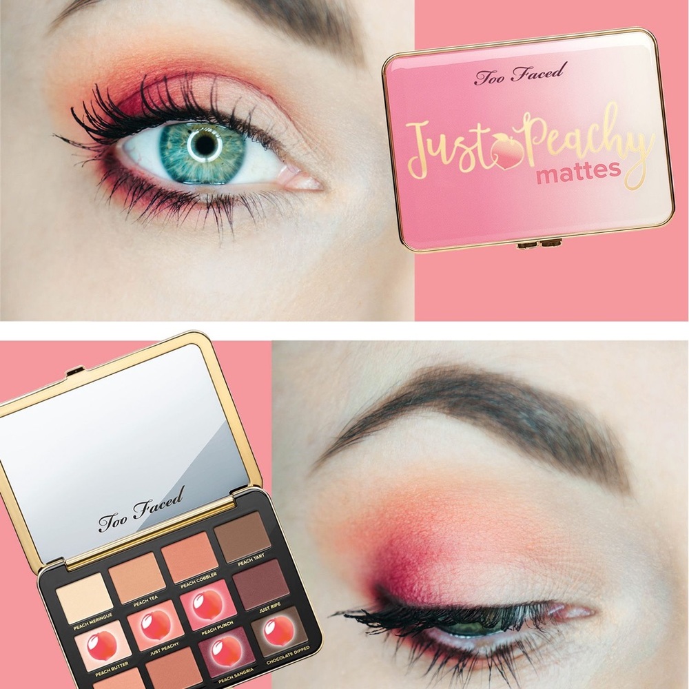 TOO FACED 🍑Just Peachy🍑 Mattes Eyeshadow Palette